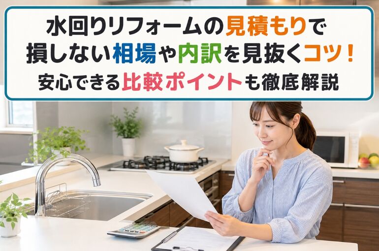 水回りリフォーム 見積もり